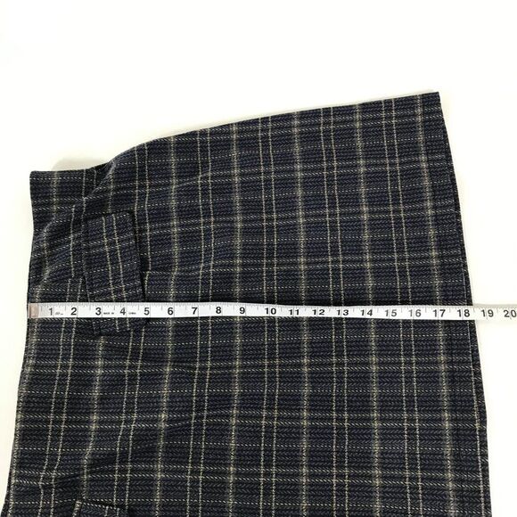 ModCloth Sweet Silver Linings Plaid Mini Skirt Women's Plus Size 2X Zip A-Line - Picture 5 of 8